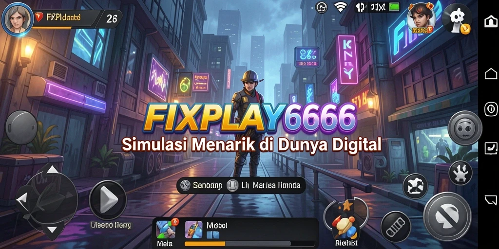 Tampilan gameplay menarik dari FIXPLAY666 dengan berbagai elemen simulasi.
