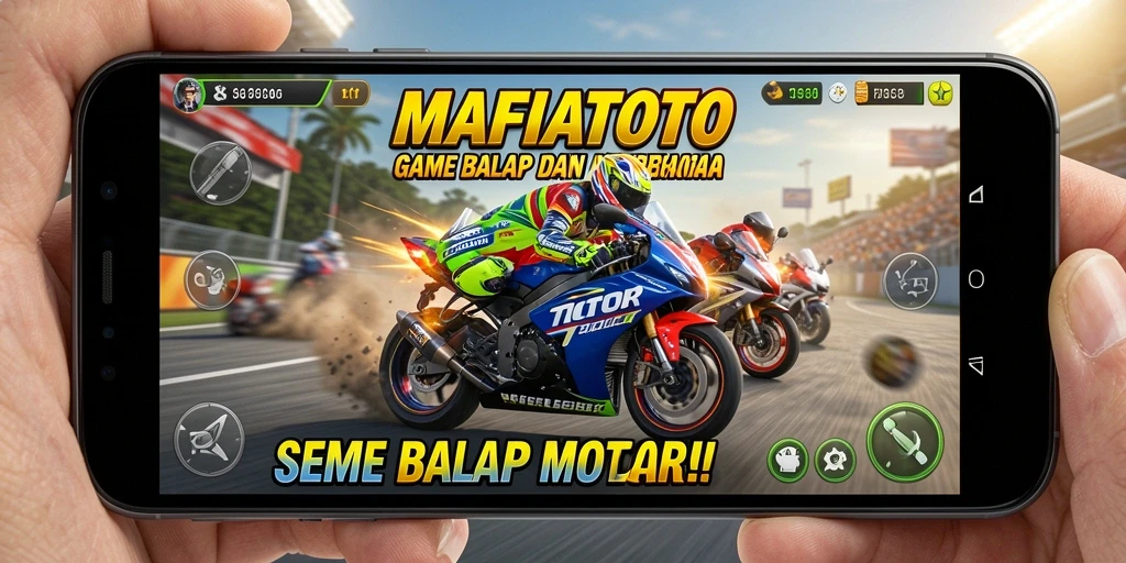 Gameplay seru balapan motor di MAFIATOTO yang menegangkan.