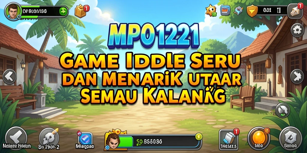 Tangkapan layar utama MPO1221 menampilkan momen gameplay Idle yang intens dan menarik.