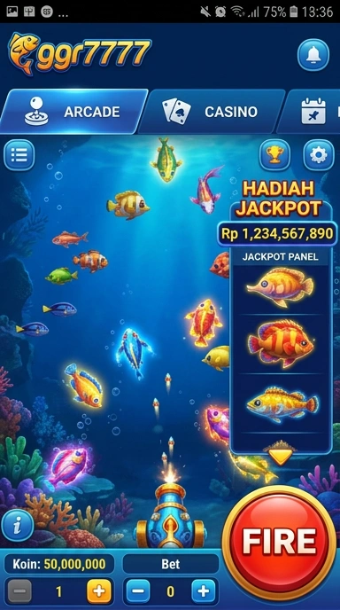 Screenshot dari kategori aplikasi populer di ggr7777.